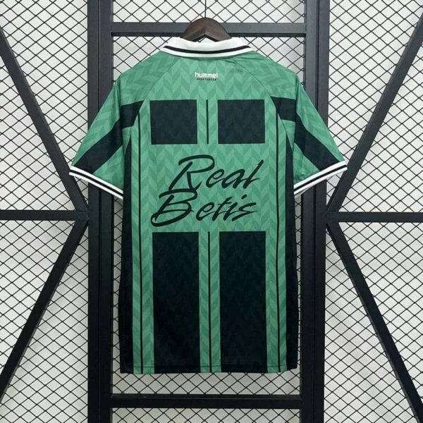 Real Betis Green 2025-26 Striped Special Edition Retro Jersey - Image 2