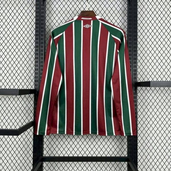 Fluminense 2025-26 Home Long Sleeves Jersey Fan Version - Image 2