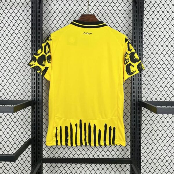 Borussia Dortmund 2025-26 Black Brushstroke Graphic Special Edition Jersey - Image 2
