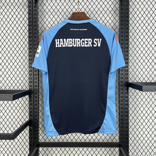 Hamburger SV 2024-25 Navy Blue and Sky Blue Pre-Match Training Jersey - Image 2