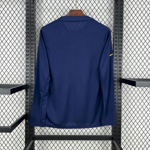 Atletico Madrid 2025-26 Navy and Yellow Pre-Match Training Jersey - Image 2