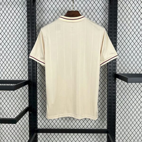 Olympique Lyonnais 2025-26 Beige Anniversary Edition Jersey - Image 2