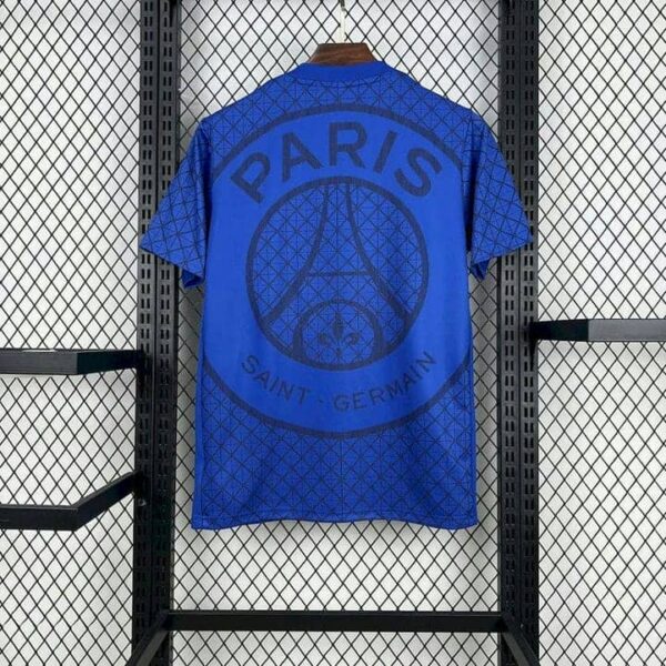 Paris Saint-Germain 2025-26 Blue Pre-Match Training Jersey - Image 2