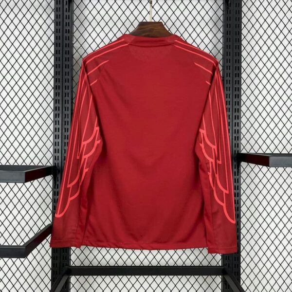 Paris Saint-Germain 2025-26 Red Goalkeeper Long Sleeves Jersey - Image 2