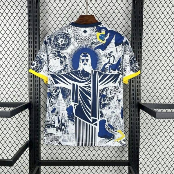 Brazil 2025-26 Jesus Blue And White Special Edition Jersey - Image 2