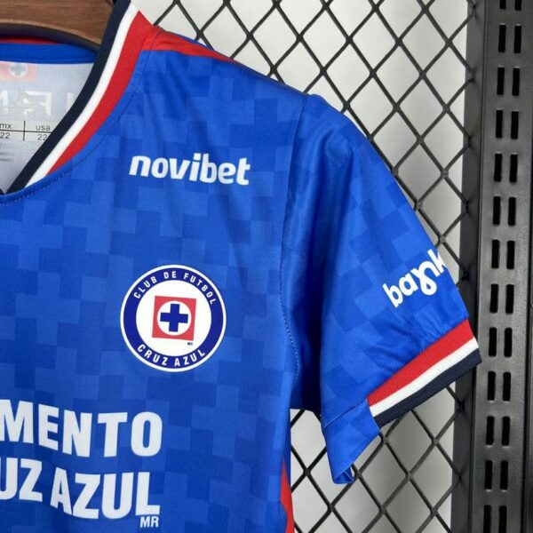 Cruz Azul 2025-26 Home Kids Kit - Image 3