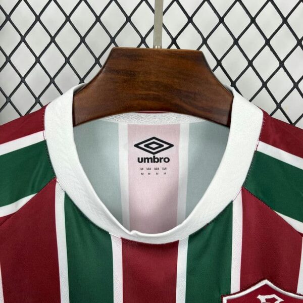Fluminense 2025-26 Home Long Sleeves Jersey Fan Version - Image 3
