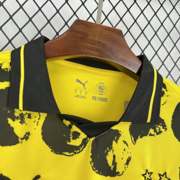 Borussia Dortmund 2025-26 Black Brushstroke Graphic Special Edition Jersey - Image 3