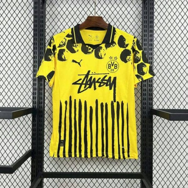 Borussia Dortmund 2025-26 Stussy Collaboration Special Edition Jersey - Image 3