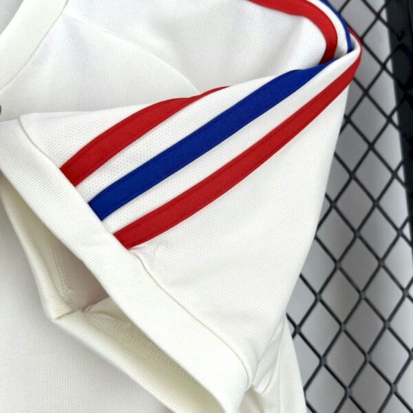 Olympique Lyonnais 2025-26 White Anniversary Edition Jersey - Image 3