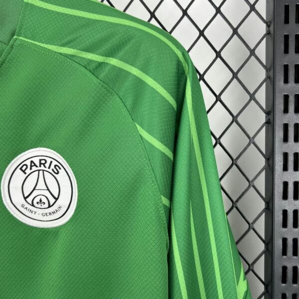 Paris Saint-Germain 2025-26 Green Goalkeeper Long Sleeves Jersey - Image 3