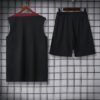 PSG 2024-25 Black Burgundy Vest Training Kit - Image 4