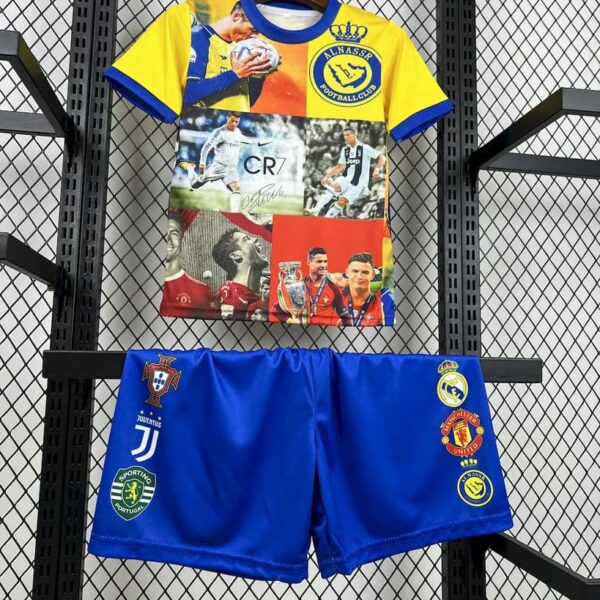 Cristiano Ronaldo 2025-26 All Clubs Mixed Special Edition Kids Kit - Image 4