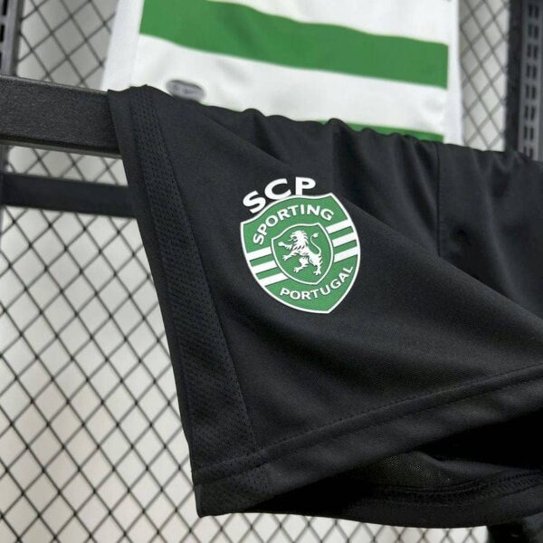 Sporting Lisbon 2025-26 Home Kids Kit - Image 4