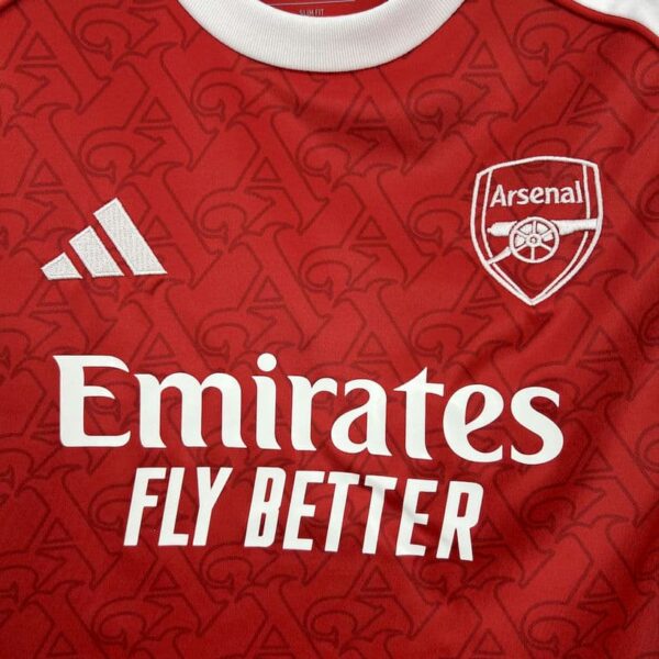 Arsenal 2025-26 Home Kids Kit - Image 4