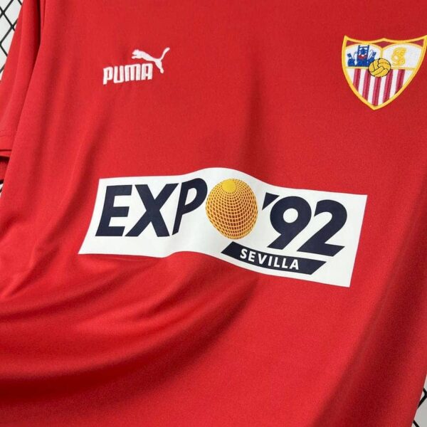 Sevilla FC 1987-90 Away Retro Jersey - Image 4