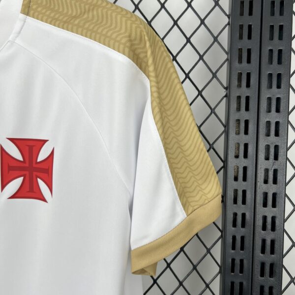 Vasco da Gama 2025-26 White Gold Supporter Jersey Fan Version - Image 4