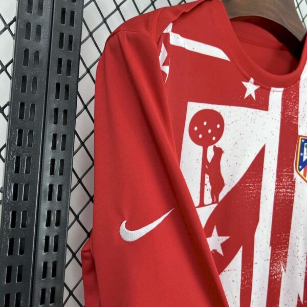 Atletico Madrid 2025-26 Red and White Pre-Match Training Jersey - Image 4