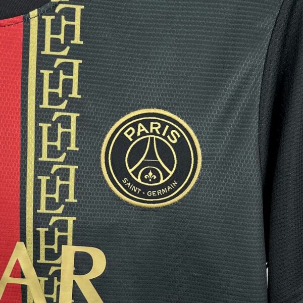 Paris Saint-Germain 2025-26 Black and Gold Special Edition Jersey - Image 4