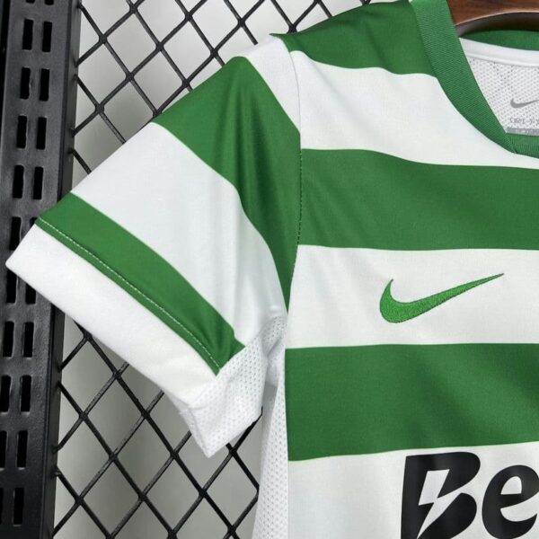 Sporting Lisbon 2025-26 Home Kids Kit - Image 5