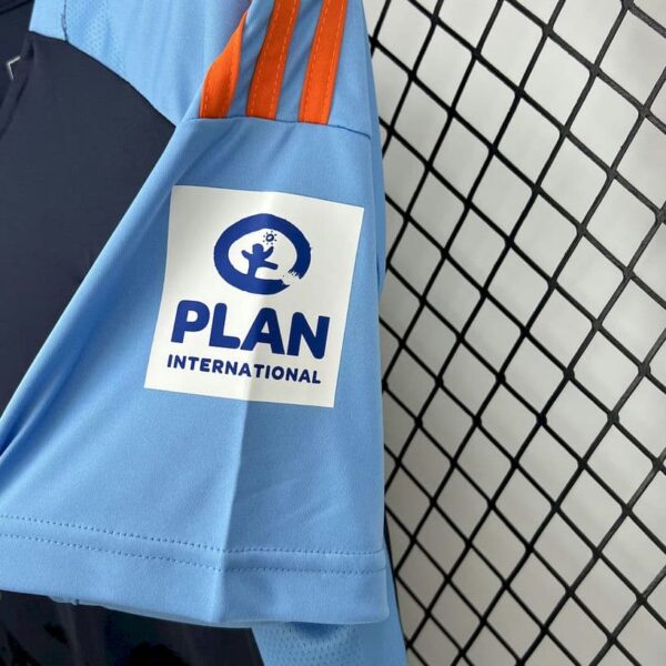 Hamburger SV 2024-25 Navy Blue and Sky Blue Pre-Match Training Jersey - Image 5