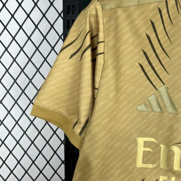 Real Madrid 2025-26 Gold Pre-Match Training Jersey - Image 5