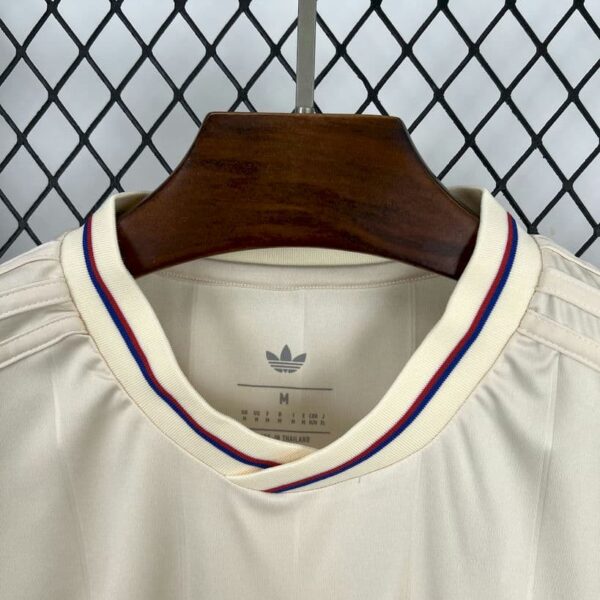 Olympique Lyonnais 2025-26 Beige Anniversary Edition Jersey - Image 5