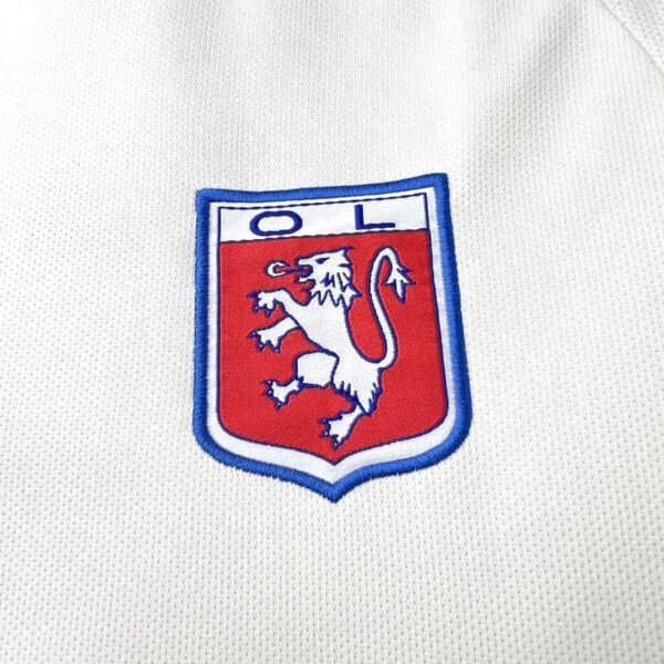 Olympique Lyonnais 2025-26 White Anniversary Edition Jersey - Image 5