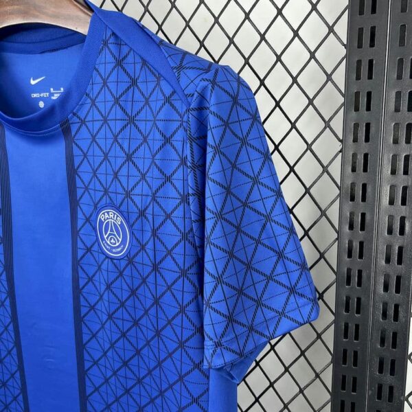 Paris Saint-Germain 2025-26 Blue Pre-Match Training Jersey - Image 5