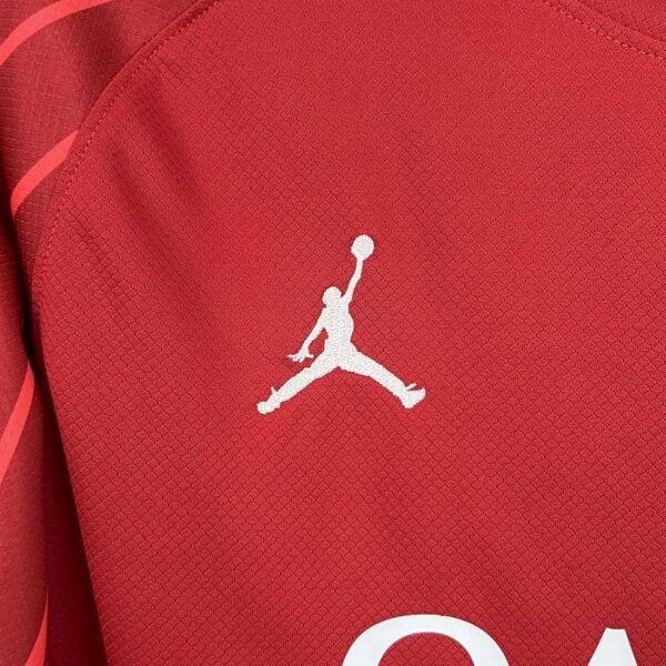 Paris Saint-Germain 2025-26 Red Goalkeeper Long Sleeves Jersey - Image 5