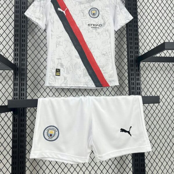 Manchester City 2025-26 Away Kids Kit - Image 6