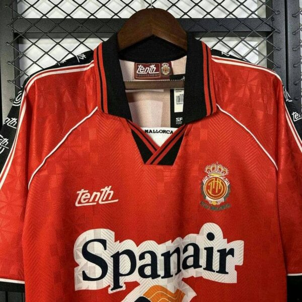 RCD Mallorca 1996-97 Red Retro Jersey - Image 6