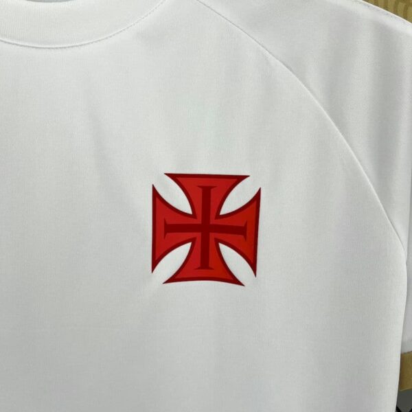 Vasco da Gama 2025-26 White Gold Supporter Jersey Fan Version - Image 6