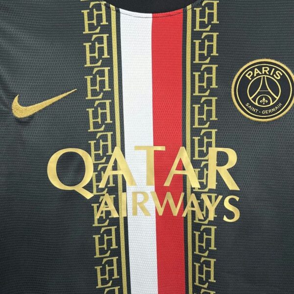 Paris Saint-Germain 2025-26 Black and Gold Special Edition Jersey - Image 6