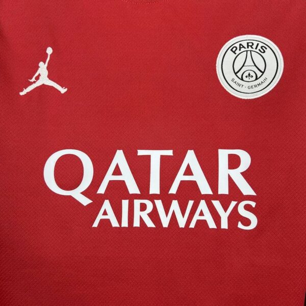 Paris Saint-Germain 2025-26 Red Goalkeeper Long Sleeves Jersey - Image 6