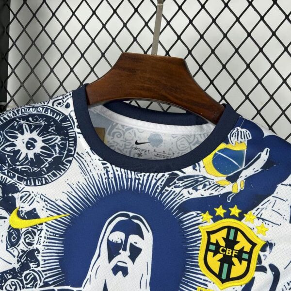 Brazil 2025-26 Jesus Blue And White Special Edition Jersey - Image 6