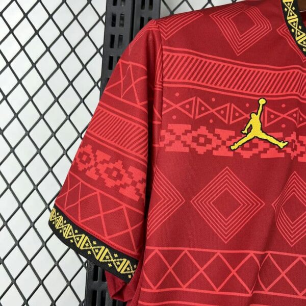Brazil 2025-26 Jordan Red Diamond Pattern Special Edition Jersey - Image 6