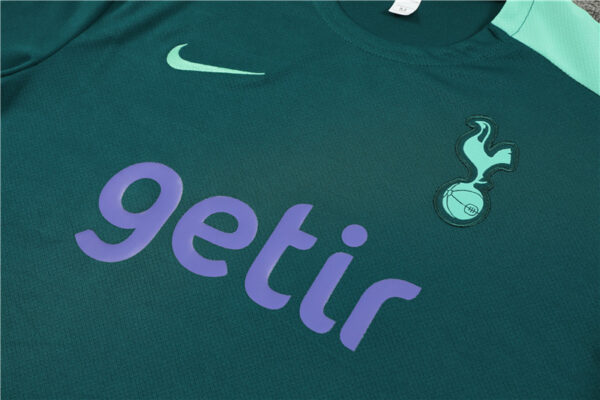 Tottenham Hotspur 2024-25 Dark Green Short Sleeve Training Kit - Image 7