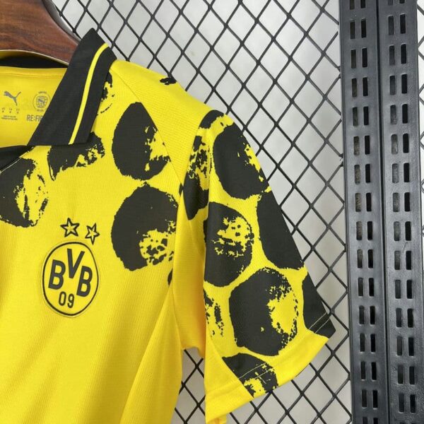 Borussia Dortmund 2025-26 Black Brushstroke Graphic Special Edition Jersey - Image 7