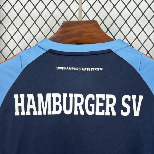 Hamburger SV 2024-25 Navy Blue and Sky Blue Pre-Match Training Jersey - Image 7