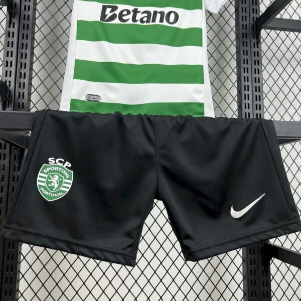 Sporting Lisbon 2025-26 Home Kids Kit - Image 8