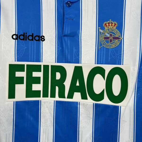 Deportivo La Coruna 1997-98 Home Retro Jersey - Image 8