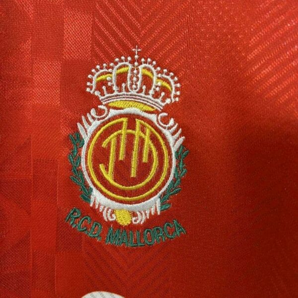 RCD Mallorca 1996-97 Red Retro Jersey - Image 8
