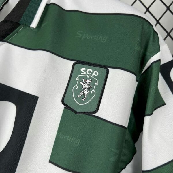Sporting Lisbon 2000-01 Home Retro Jersey - Image 8