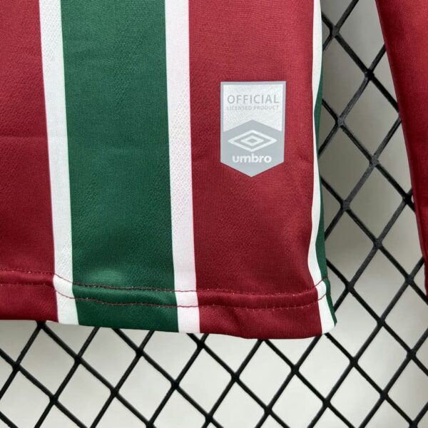 Fluminense 2025-26 Home Long Sleeves Jersey Fan Version - Image 8
