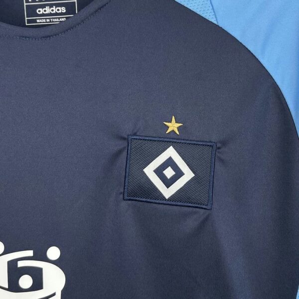 Hamburger SV 2024-25 Navy Blue and Sky Blue Pre-Match Training Jersey - Image 8